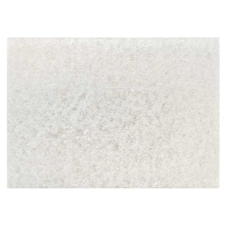 Polishing Pad,20 In x 14 In, White, PK10