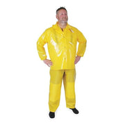 Rain Jacket w/Detachable Hood,Yellow,4XL