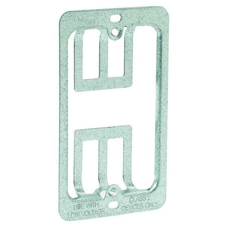 Communication Bracket, 1 Gang, Pre-Galvanized Steel, Single Gang Box Type