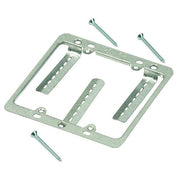 Communication Bracket, 2 Gangs, Pre-Galvanized Steel, Gang Box Type