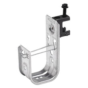 J-Hook,W/ Pin,1/8-1/2" Flange,2" Max Cap