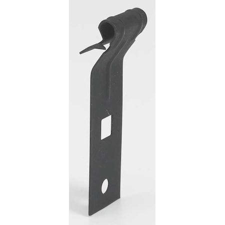 Flange Clip, Conduit Use, Steel, Zinc Phosphate