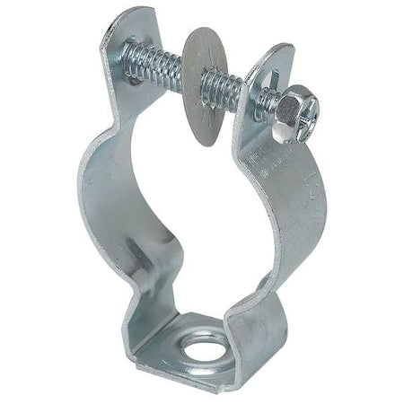 Clamp, Conduit; EMT; Pipe; Strut Use, 1 in, Steel, Zinc Plated