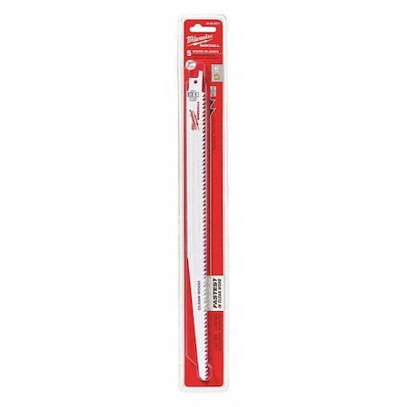 12" 6 TPI Fleam Ground SAWZALL Blades (5 Pk)