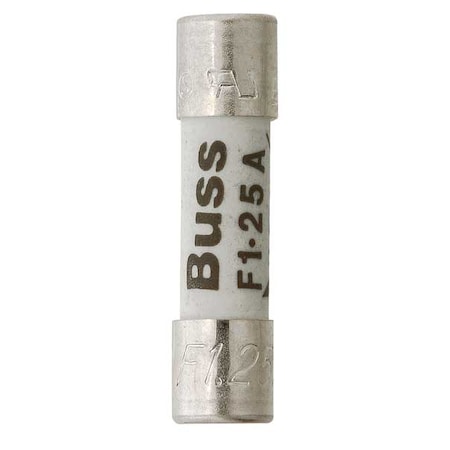 Ceramic Fuse, 800mA, 1.5kA at 250V AC, 5 PK