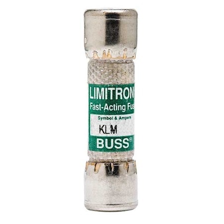 Midget Fuse, Fast-Acting, 12A, 600V AC, Non-Indicating, 100kA at 600V AC, 50kA at 600V DC