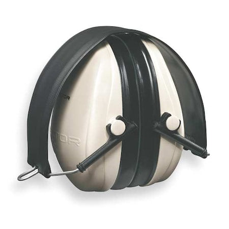 Peltor Optime 95 Folding Ear Muffs, 21 dB NRR, Passive, General Purpose, Beige/Black
