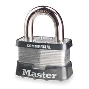 Padlock, Keyed Alike, Standard Shackle, Rectangular Steel Body, Boron Shackle, 15/16 in W