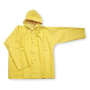 Rain Jacket with Hood,Yellow,M