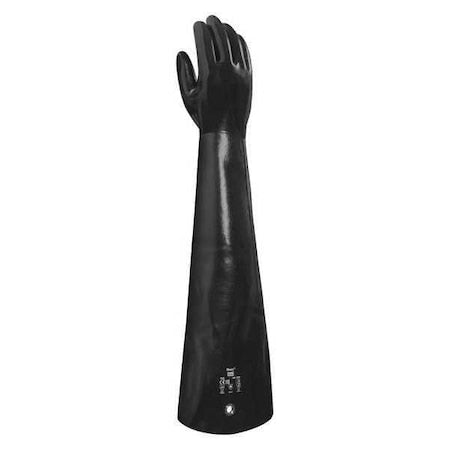AlphaTec(R) 09-430 Chemical Resistant Gloves, Neoprene, 31 in L, 80 mil, Black, 10, 1 PR