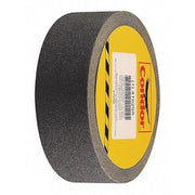 Anti-Slip Tape Polyester 80 Grit Size, Black, 2" W x 60 ft. L, 28 mil Thick