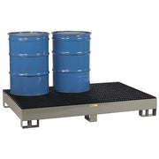 Spill Deck, 99 gal Spill Capacity, 6 Drums, 6,000 lb Load Capacity, Steel