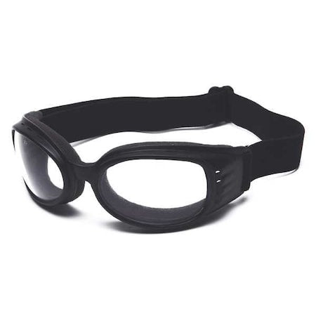 Safety Goggles, Clear Lens, Anti-Fog, Direct Vented, Dielectric, Elastic Strap, Max Barron Series