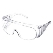 Condor Visitor, Safety Glasses, Anti-Scratch, Clear Lens, Clear Frame, Frameless