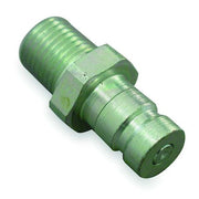 Hydraulic Quick Connect Hose Coupling, Steel Body, Push-to-Connect Lock, 1/8"-27 Thread Size