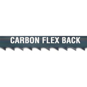 Band Saw Blade, 8 ft. 9 in L, 1/4" W, 6 TPI, Carbon Steel, 0.025" Thick