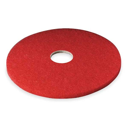 Buffing Pad,24 In, Red, PK5