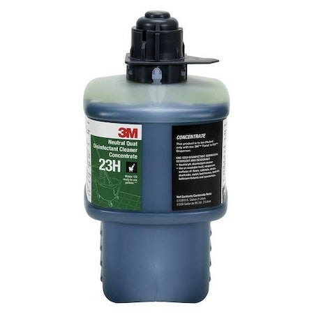 Neutral Quat Disinfecting Cleaner, 2L Bottle, Lemon, Blue