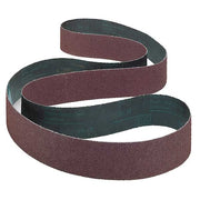 Sanding Belt, 1/2 in W, 24 in L, Coated, Ceramic, 80 Grit, Medium, 777F, Orange