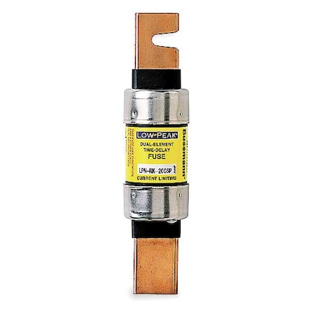 UL Class Fuse, RK1 Class, Time-Delay, 225A, 600V AC, Non-Indicating