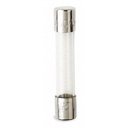 Glass Fuse, 25A, 1kA at 32V AC, 5 PK