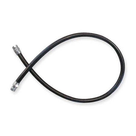 3/8" ID Nylon Coupled Material Hose BK, Length: 50 ft.