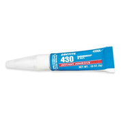 Instant Adhesive, 430 Series, Clear, 0.1 oz, Tube