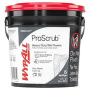 Wypall Waterless Industrial Cleaning Wipes (91371), Heavy Duty Moist Wipes, 75 Sheets / Container