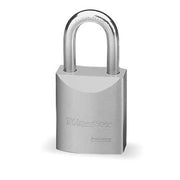 Padlock, Keyed Alike, Standard Shackle, Rectangular Steel Body, Boron Shackle, 29/32 in W