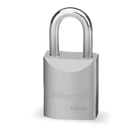 Padlock, Keyed Alike, Standard Shackle, Rectangular Steel Body, Boron Shackle, 29/32 in W