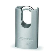 Padlock, Keyed Different, Partially Hidden Shackle, Rectangular Steel Body, Boron Shackle