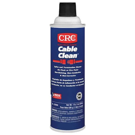 Splice Cleaner, Aerosol Spray Can, 19 oz, Liquid