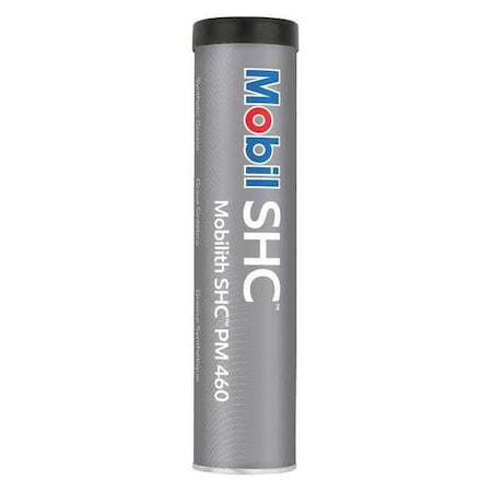 Mobilith SHC 460, Multipurpose Grease, Lithium Complex, NLGI Grade 1.5, 13.4 oz, White