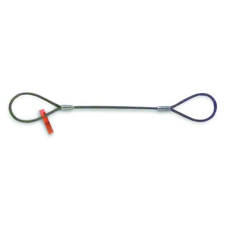 Sling, Wire Rope, L10Ft, VLL11200Lb, 3/4In
