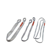 Web Sling, Type 3, 12 ft L, 4 in W, Polyester, Silver