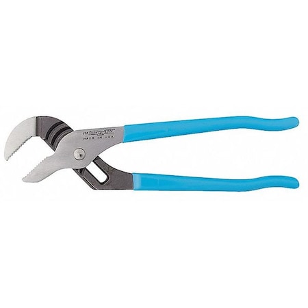 10 in Straight Jaw Tongue and Groove Plier, Serrated