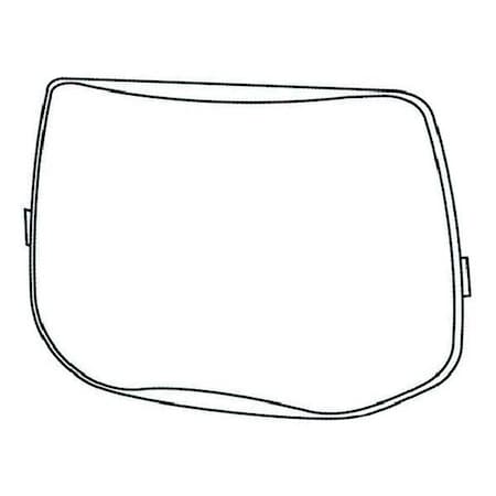 Polycarbonate Protection Plate, 4 x 6 in, PK10