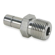 1/2" x 3/8" CPI x MNPT SS Tube End Male Adapter
