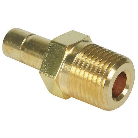 1/4" MNPT x A-LOK Tube Stub Brass Adapter