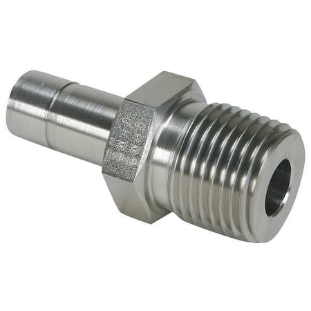3/8" A-LOK x MNPT 316 SS Tube End Male Adapter