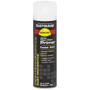 Rust Preventative Spray Primer . White, 15 oz, Aerosol Can, Gloss