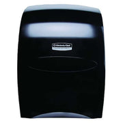 Sanitouch Manual Hard Roll Towel Dispenser, Black, for 1.75" Core, 12.63" x 16.13" x 10.2", Qty 1