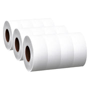 High-Capacity Jumbo Roll Toilet Paper, 2-Ply, White, Non-perforated, (1,000'/Roll, 12 Rolls/Case)