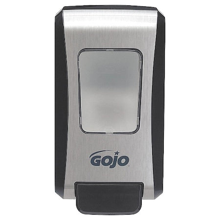 FMX-20 2000mL Foam Soap Dispenser, Push-Style, Chrome/Black