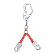 PRO(TM) Positioning Lanyard, 2 ft. Length, Swivel Snap Hook, Steel, 2 Leg(s)