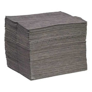 Sorbent Pad, 31 gal, 15 in x 19 in, Universal, Gray, 200 PK