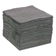 Sorbent Pad, 28 gal, 15 in x 19 in, Universal, Gray, 200 PK