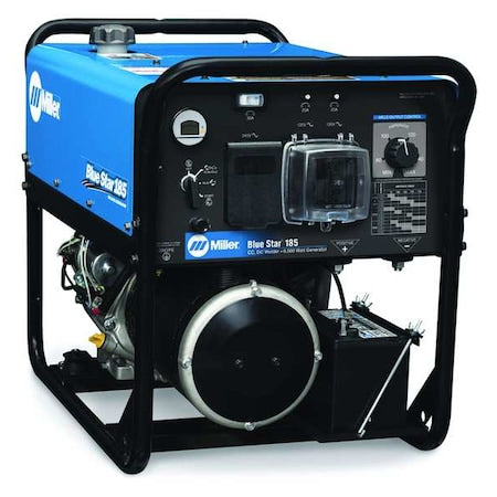 Engine-Driven Welder, Blue Star 185 Series, Electric Start, 13 hp, Gas, 6,500 W Peak