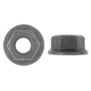 Flange Nut, M10-1.50, Steel, Not Graded, Phosphate, 21 mm Hex Wd, 11 mm Hex Ht, 25 PK