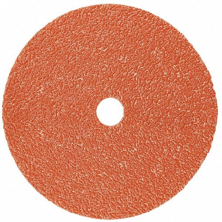 Fiber Discs,4-1/2" dia,Abrasive Grit 120